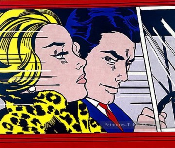 Roy Lichtenstein œuvres - dans la voiture 1963 Roy Lichtenstein